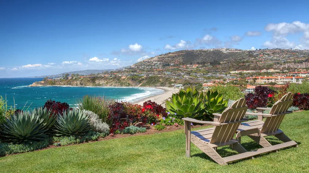 Overlooking the coastline near Dana Point
